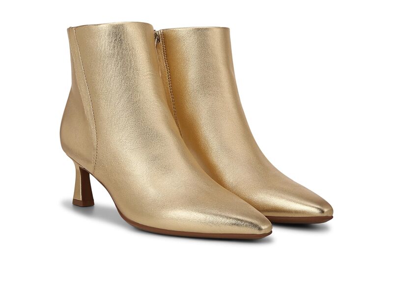 ナチュライザー レディース シューズ ブーツ・レインブーツ Naturalizer Deesha Bootie Dark Gold Leather ゴールド|ReVida 店