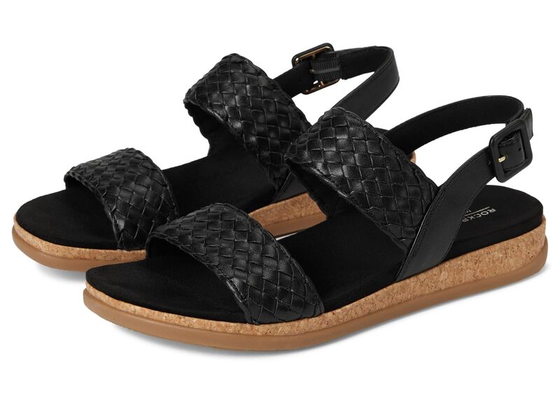 鍵を掛ける界面 レディース シューズ サンダル Rockport Yarelia Black 黒いこと