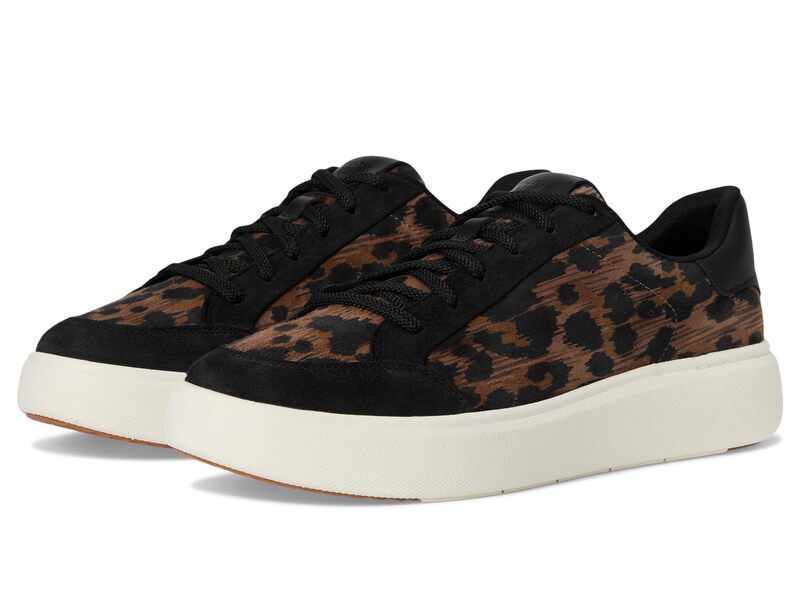 フィットフロップ レディース シューズ スニーカー スエード FitFlop Rtg Leopard Suede Sneakers Black/Chocolate Mix ブラック 20,866円