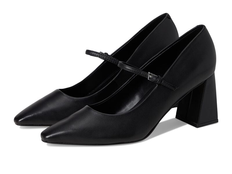 カルバンクライン レディース シューズ 踵 Calvin Kleinaprina Black Leather 黒いこと