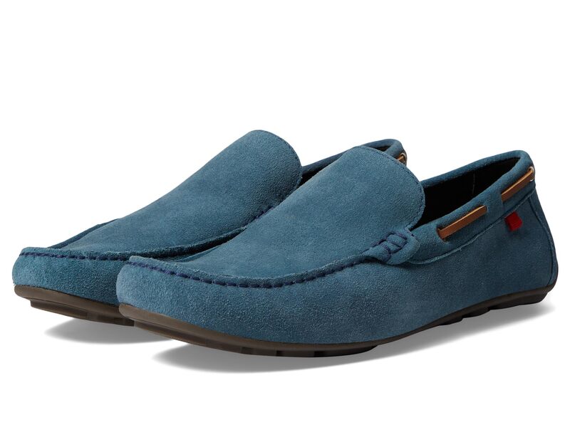 マークジョセフニューヨーク メンズ シューズ スリッポン・ローファー Marc Joseph New York Willmington Atlantic Blue Suede ブルー
