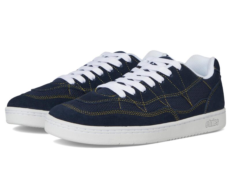 エトニーズ メンズ シューズ スニーカー etniesnake Navy/White/Yellow 白いこと