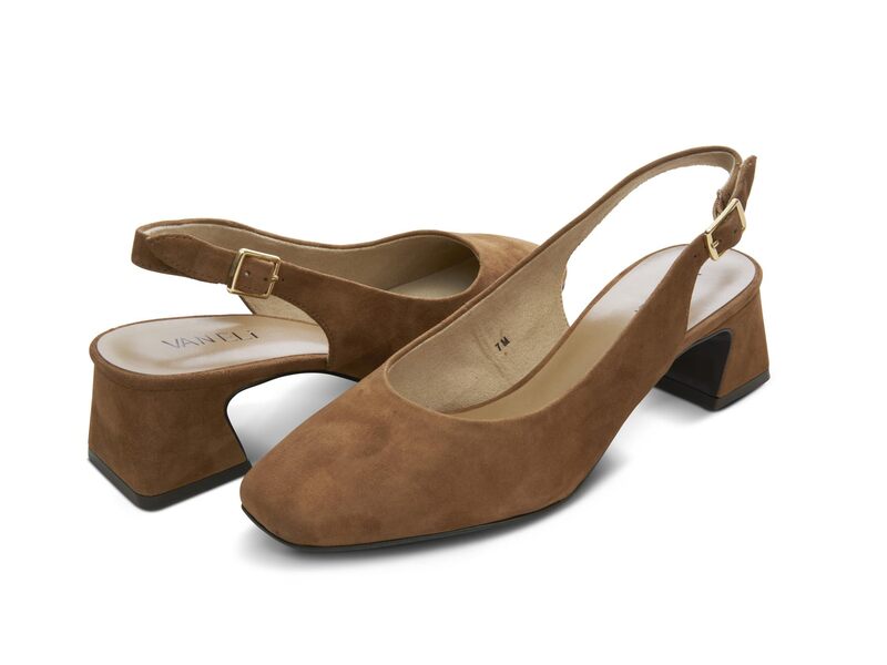 ベネリ レディース シューズ 踵 Vaneli Darsy Cuoio Suede