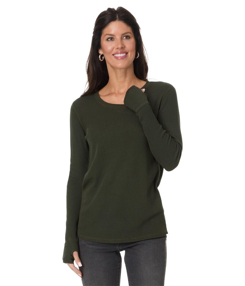 モッドドック レディース トップス シャツ Mod-o-doc Long Sleeve Crew Tee withumbholeverglade