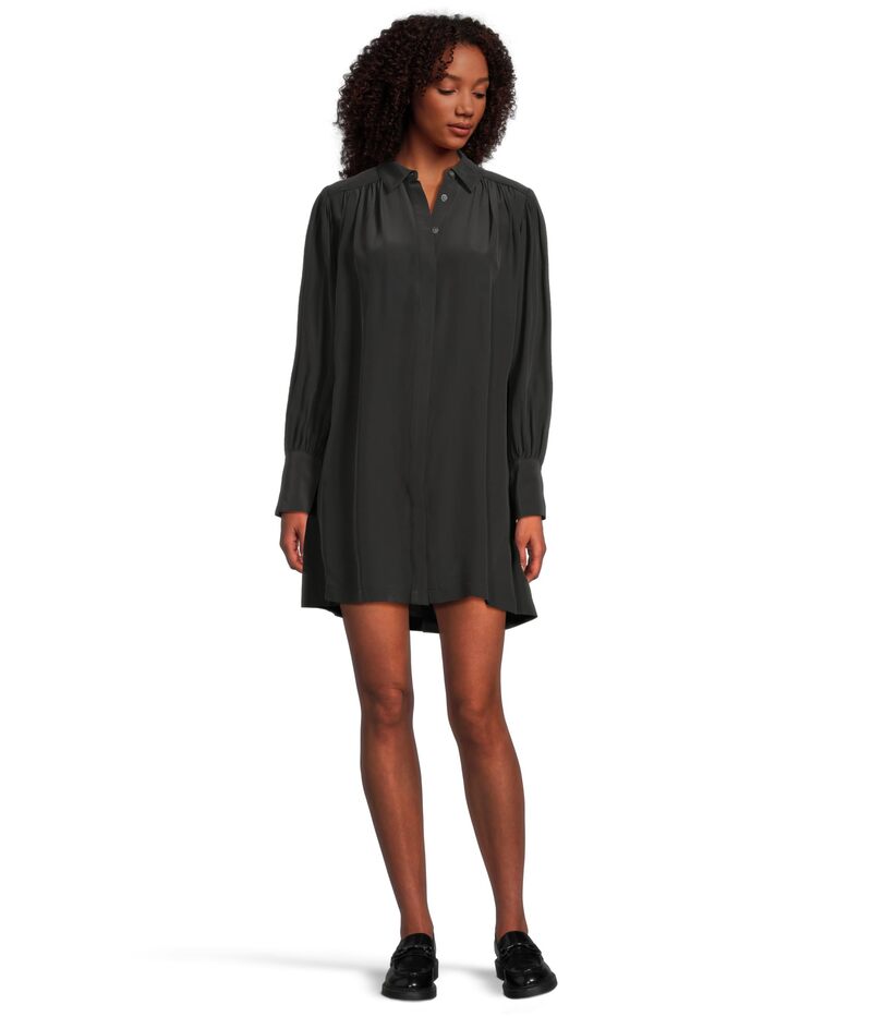 メイドウェル レディース トップス ワンピース ミニ Madewell Addy Mini Dress - Viscose True Black ブラック
