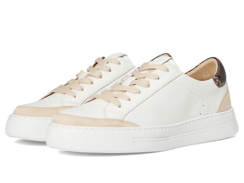 ベネリ レディース シューズ スニーカー Vaneli Ying White Nappa/Nude Suede Combo ホワイト