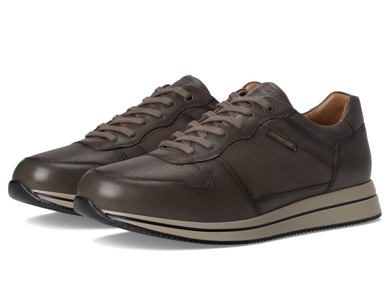メフィスト メンズ シューズ スニーカー Mephisto Gerome Light Grey グレー