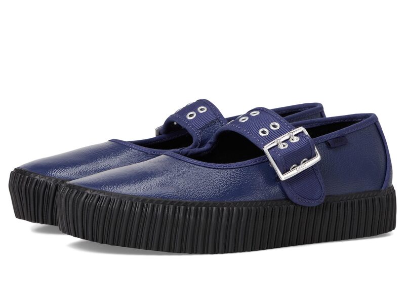 バンズ メンズ シューズ サンダル Vans Mary Jane Creeper Patent Deep Twilight