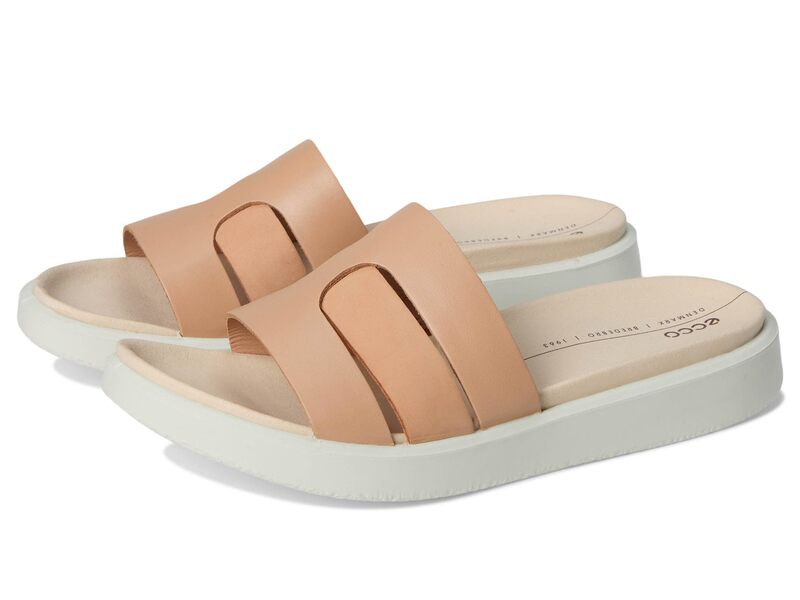 エコー レディース シューズ サンダル ECCO Flowt Oasislide Sandal Biscuit/Biscuit Nubuck