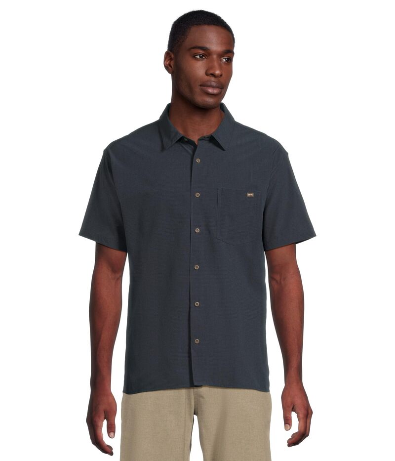 ビラボン メンズ トップス シャツ Billabong Surftrek Perf Short Sleeve Navy ネイビー