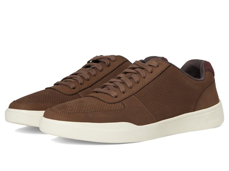 コールハーン メンズ シューズ スニーカー Cole Haan Grand Crosscourt Modern Perf Sn Truffle Nubuck/Madeira/Ivory アイボリー