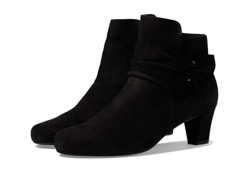 ダイビッドテイト レディース シューズ ブーツ・レインブーツ David Tate Cutey Black Suede ブラック