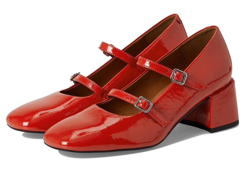 ヴァガボンド レディース シューズ ヒール レザー Vagabond Shoemakers Adison Patent Leather Maryjane Heel Flame Red レッド