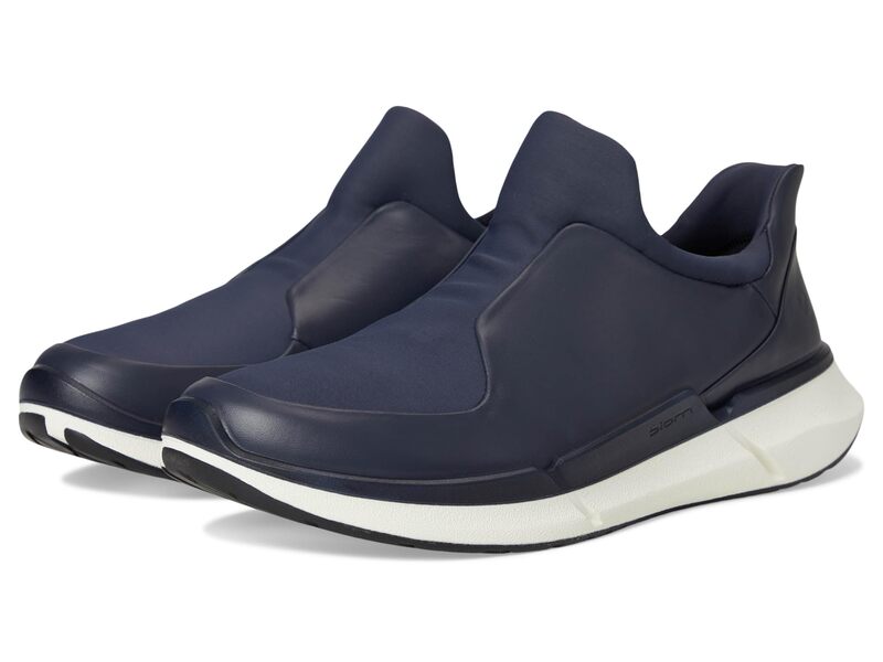 エコー メンズ シューズ スニーカー ECCO Sport Biom 2.2 Traveler Slip-On Sneakers Marine Leather