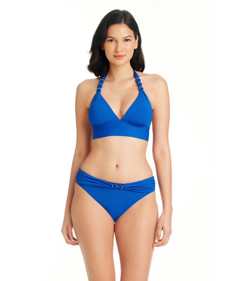 ブルーロッドビーティ レディース 水泳着 いの一番のみ ホルター Bleu Rod Beattie Ring Master Banded Halter Top Azure 水着-レディースファッション