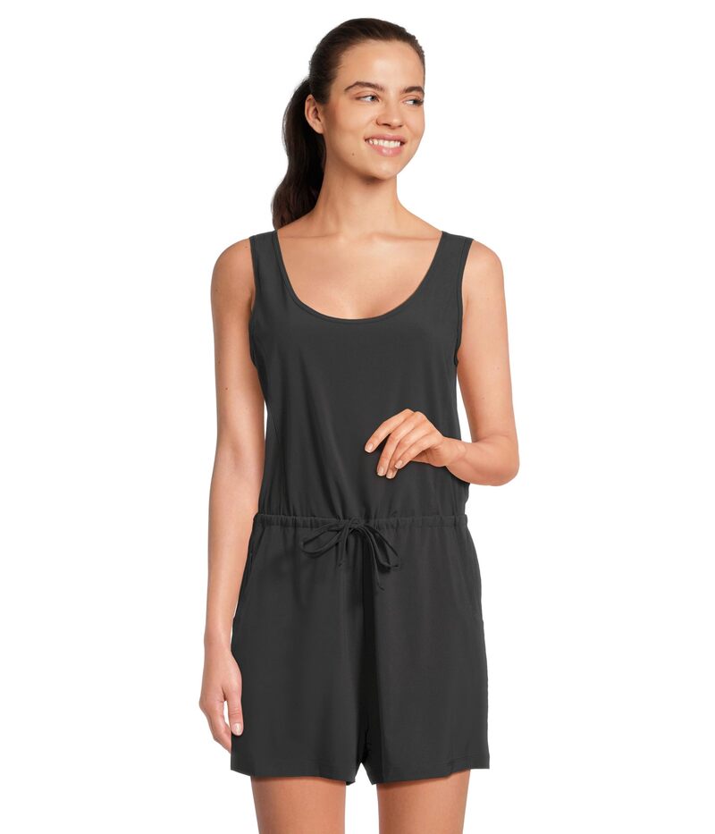 ドード アンドコー レディース トップス ジャンプスーツ ロンパース ノースリーブ Toad&Co Sunkissed Livvy Sleeveless Romper Black1
