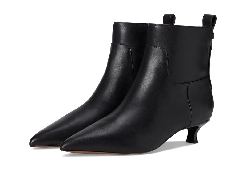 フランコサルト レディース シューズ ブーツ・レインブーツ Franco Sarto Mala Booties Black Leather ブラック