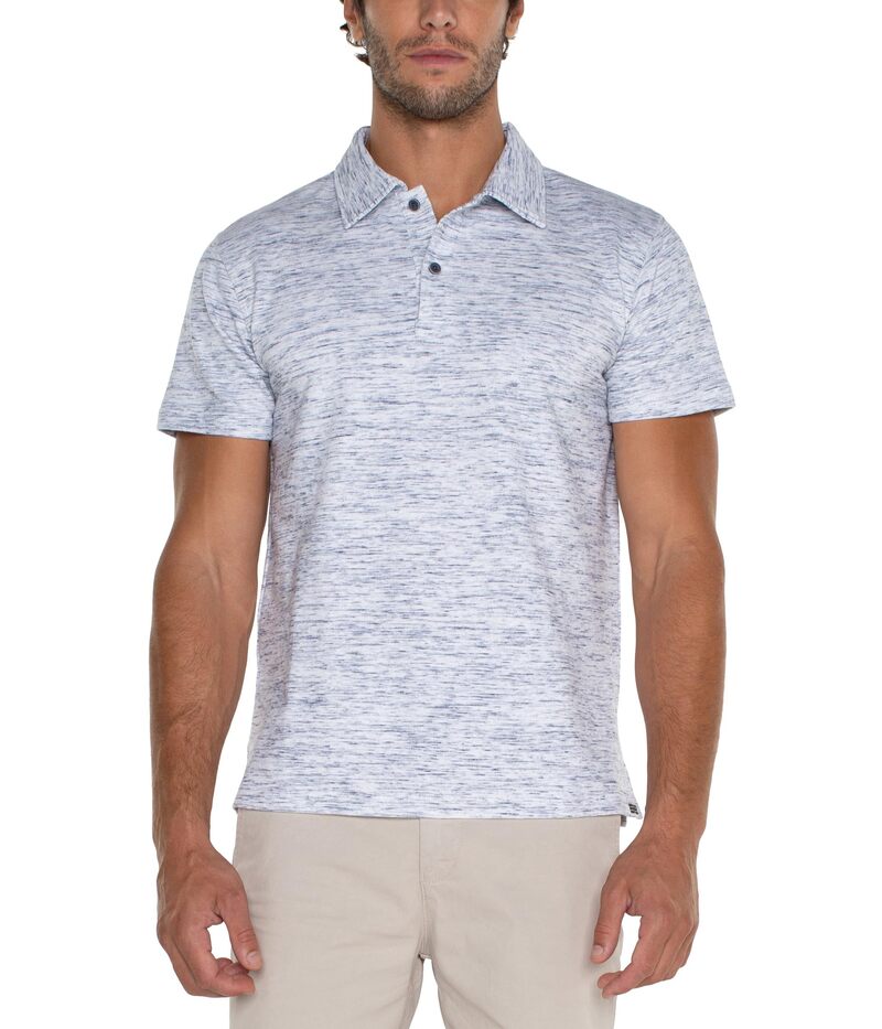 リヴァプール 天使の都市 メンズ トップス プルオーバー Liverpoolos Angeleshort Sleeve Polo Shirt Porcelain/Navy 米国海軍