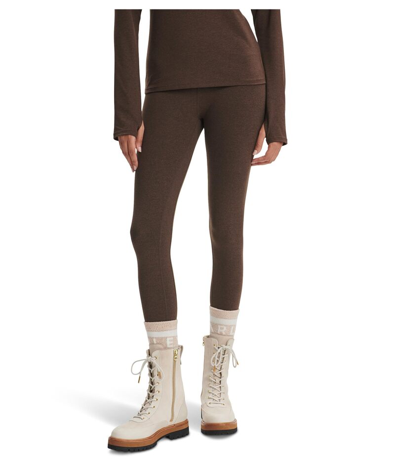 バーレイ レディース ボトムス カジュアルパンツ レギンス Varley Always Warm Base Layer Leggings Deep Chocolate Marl マール