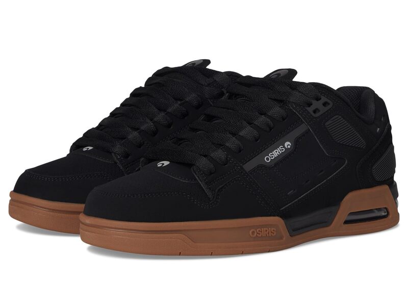 オサイラス メンズ シューズ スニーカー Osiris Peril Black/Black/Gum ブラック