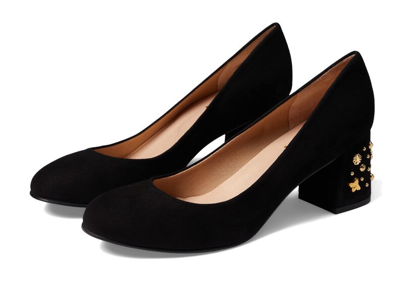 フレンチソール レディース シューズ ヒール French Solempress Black Suede ブラック｜ReVida 店