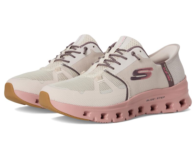 スケッチャーズ レディース シューズ スニーカー SKECHERS Glide Stepro Hands Free Slip Ins Taupe Multi トープ