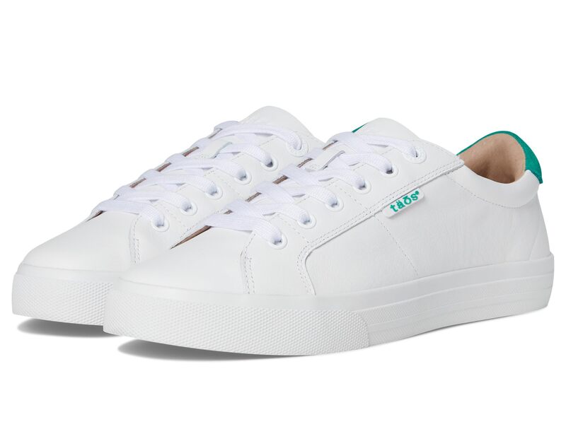 タオスフットウェア レディース シューズ スニーカー Taos Footwear Heart \u0026 Soulux White/Green 白いこと