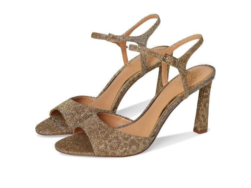 ヴィンスカムート レディース シューズ 踵 サンダル アンクル Vince Camuto Lilah Ankle Strap Higheel Sandalight Bronze