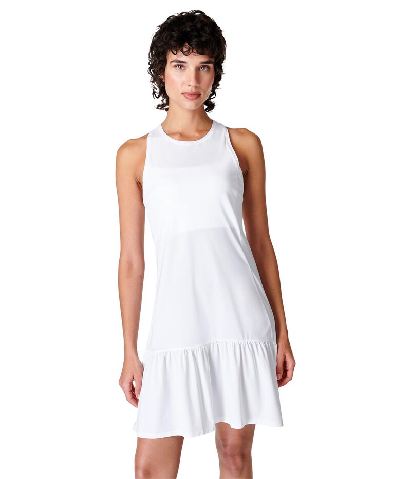 スウェッティベティ レディース トップス ワンピース ミニ Sweaty Betty Explorer Club Mini Dress White ホワイト|ReVida 店