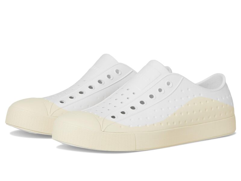 原住民 シューズ メンズ スニーカー Native Shoes Jefferson Roam Shell White/ Bone White 白いこと