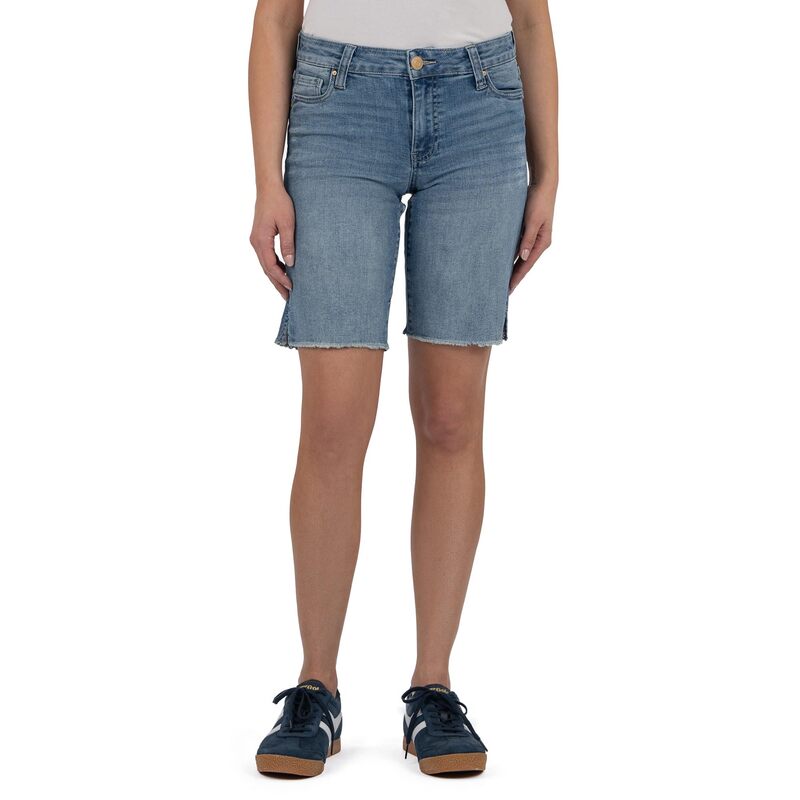 カットフロムザクロス レディース ボトムス ハーフパンツ・ショーツ KUT from the Kloth NATALIE BERMUDA-REGULAR BACK POCKETS Ferocious With Medium Base Wash