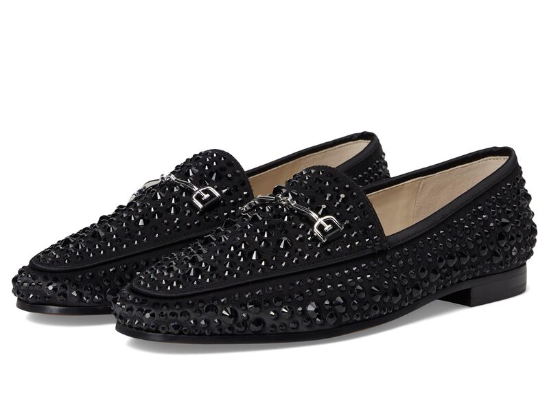 サムエデルマン レディース シューズ スリッポン・ローファー Sam Edelman Lorainebling Loafer/Moc Shoes Black Crystal ブラック