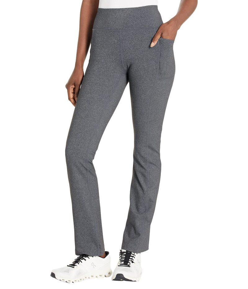 スケッチャーズ レディース ボトムス カジュアルパンツ SKECHERS GO WALK High Waisted Joy Pants Charcoal Gray チャコール