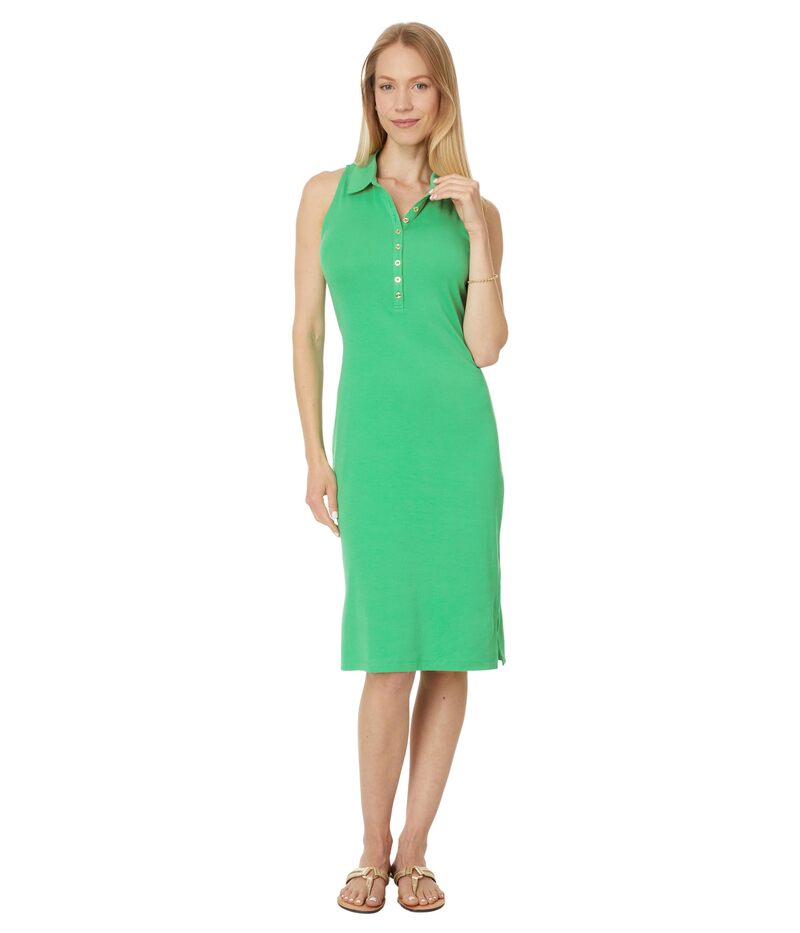 リリーピュリッツァー レディース トップス ワンピース ポロシャツ ノースリーブ Lilly Pulitzereema Sleeveless Polo Dresspearmint