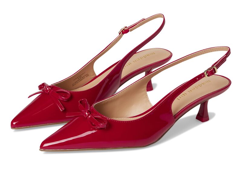 マッデンガール レディース シューズ ブーツ・レインブーツ Madden Girl Vogue Red Patent レッド|ReVida 店