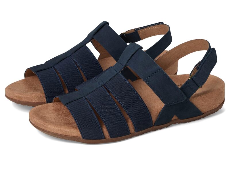 ソフトウォーク レディース シューズ サンダル SoftWalk Burnaby Navy Nubuck ネイビー