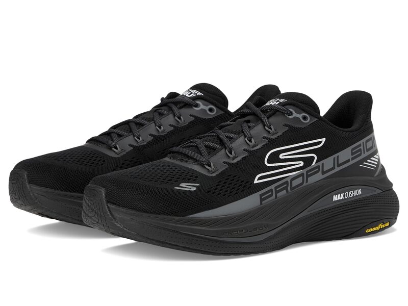 スケッチャーズ メンズ シューズ スニーカー SKECHERS Max Cushioning Propulsion Black ブラック｜ReVida 店