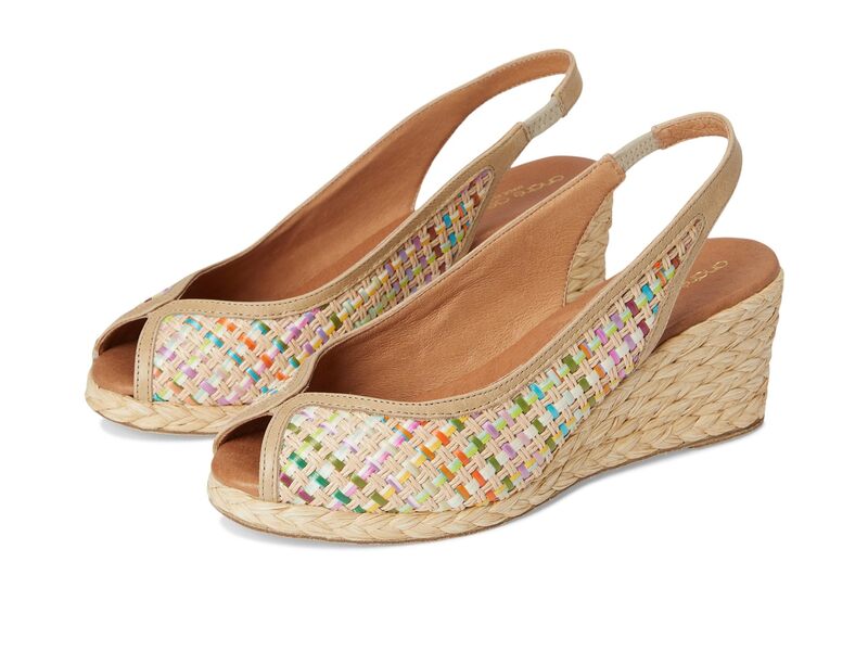 アンドレアース レディース シューズ サンダル Andre Assous Audrey Natural Multi マルチカラー