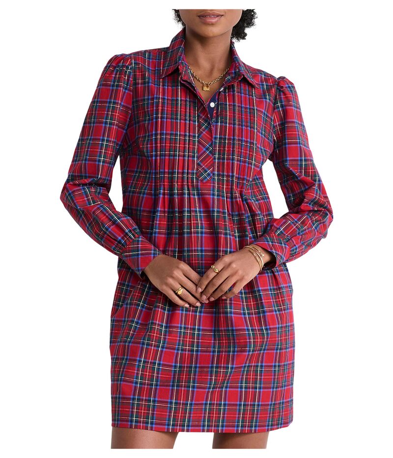 ヴァインヤードヴァインズ レディース トップス 衣装 Vineyard Vines Pippa Poplin Dress Tartan レディースファッション-ワンピース
