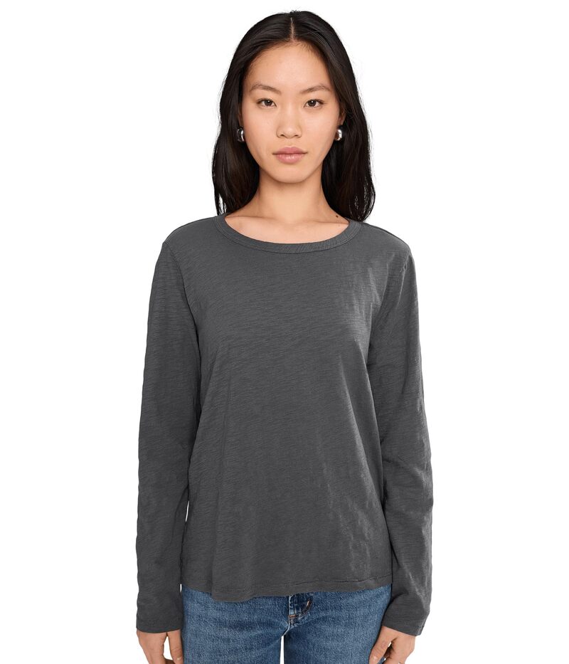 モッドドック レディース トップス シャツ Mod-o-doc Long Sleeve Favoritee Washed Ebony｜ReVida 店