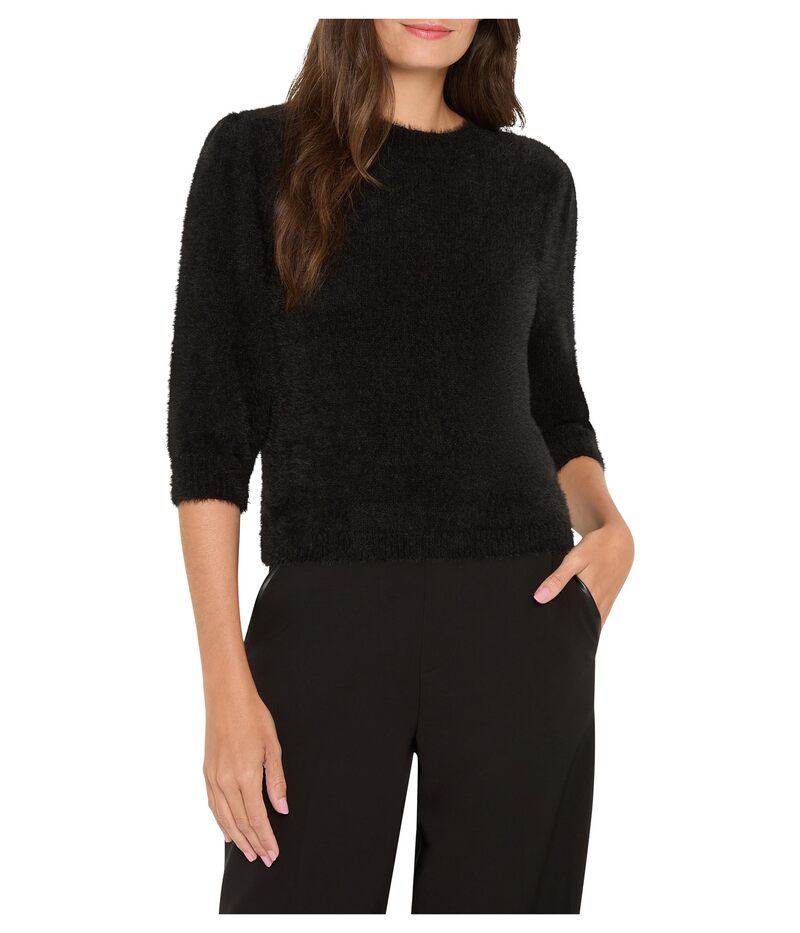 ニックプラスゾーイ レディース アウター ニット・セーター NIC+ZOE Cozy Chic Sweater Black Onyx ブラック｜ReVida 店