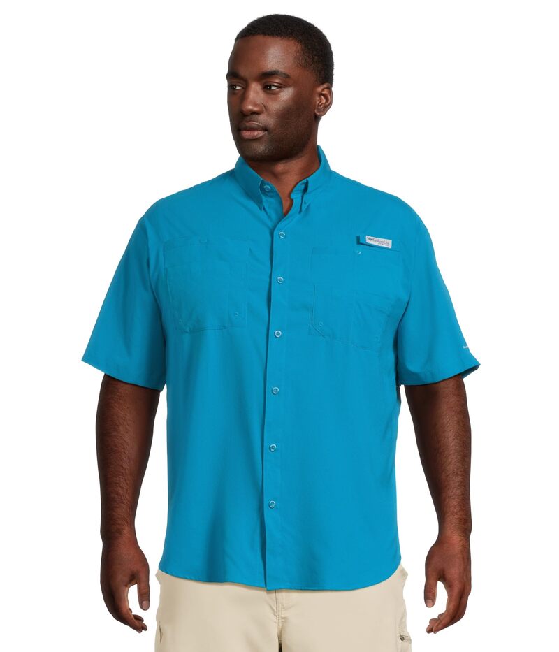 コロンビア メンズ トップス シャツ Columbia TamiamiI S/S Bluecho ブルー