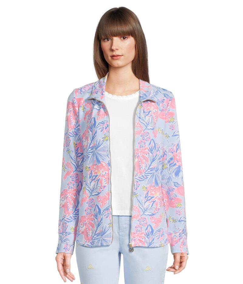 リリーピュリッツァー レディース アウター コート Lilly Pulitzer Leona Upf 50+ Zip-Up Multi Elephant Splash マルチカラー