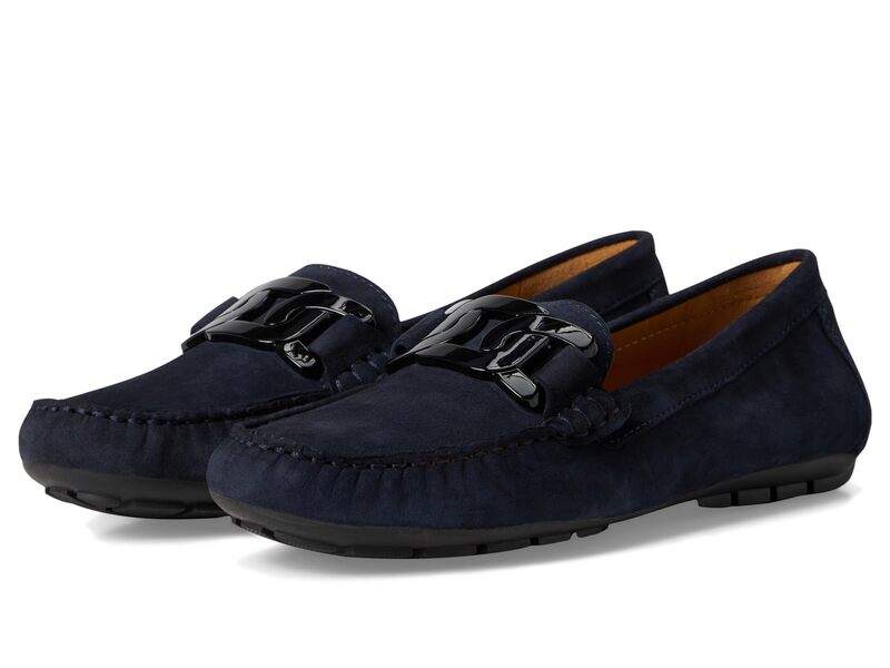 ベネリ レディース シューズ スリッポン・ローファー Vaneli Aiker Navy Suede ネイビー