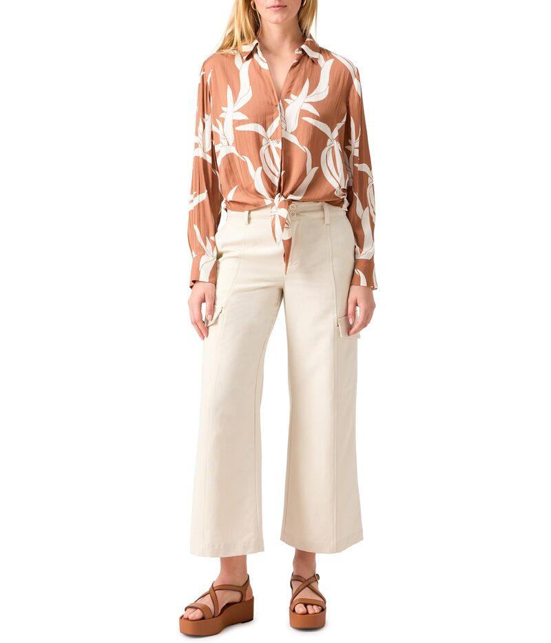 サンクチュアリー レディース ボトムス カジュアルパンツ ワイドレッグ Sanctuary Rebel Wide Leg Crop Birch