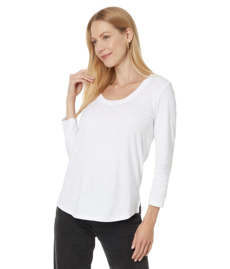 トッミーバハマ レディース トップス シャツ Tommy Bahamashby Isles Rib 3/4 Sleeve Scoop White ホワイト
