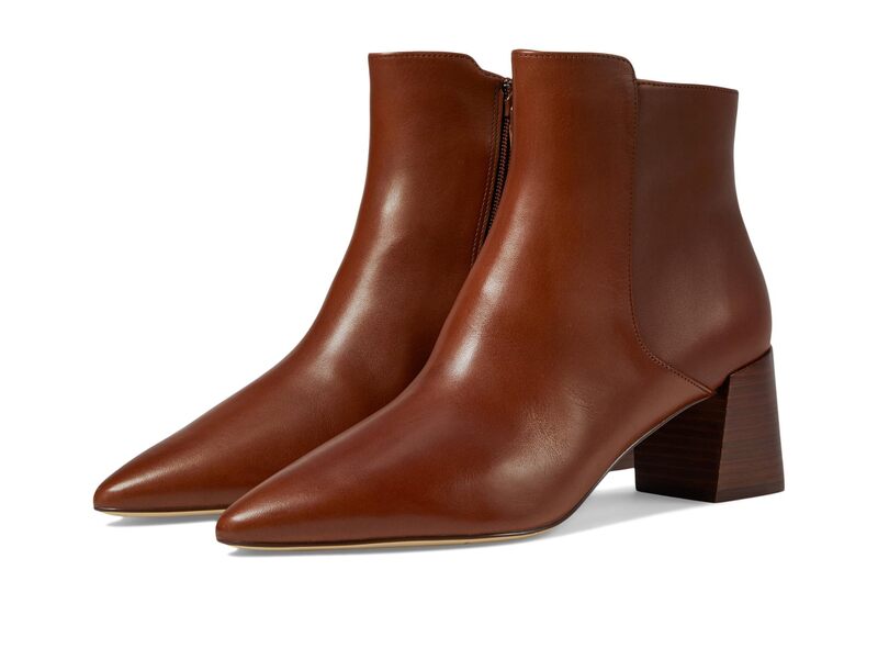 コールハーン レディース シューズ ブーツ・レインブーツ ヒール Cole Haan Catlyn Block Heel Bootie Dark Cuoio Leather|ReVida 店