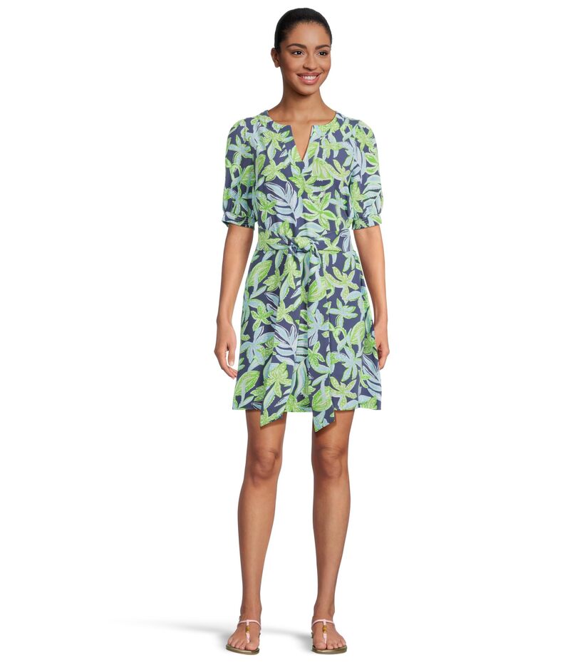 リリーピュリッツァー レディース トップス 衣装 Lilly Pulitzer Olivine Short Sleeve Dressapphire Pool Tropical Tango サファイア