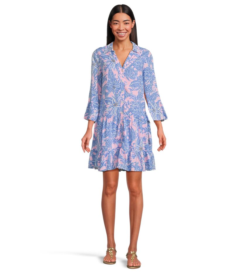 リリーピュリッツァー レディース トップス ワンピース Lilly Pulitzer Diantha Tunic Dress Conch Shell Pink Up Scale ピンク