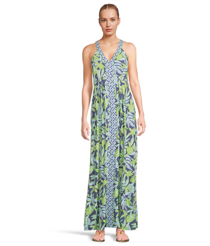 リリーピュリッツァー レディース トップス 衣装 マキシ Lilly Pulitzer Carmilla Maxi Dressapphire Pool Tropical Tango Engineered Knit Maxi サファイア